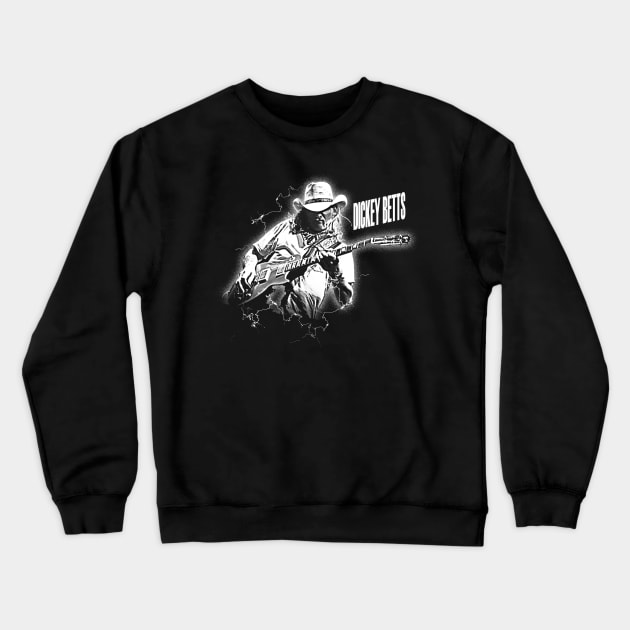 dickey betts vintage art design Crewneck Sweatshirt by jerrysanji